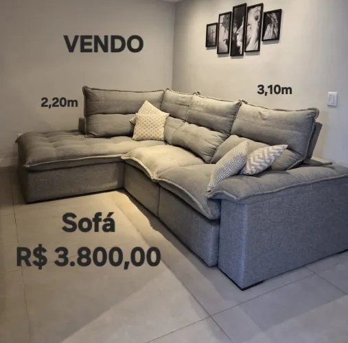 Sofá bem conservado