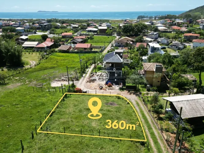 Terreno 360m² com Vista para o Mar na Gamboa Garopaba