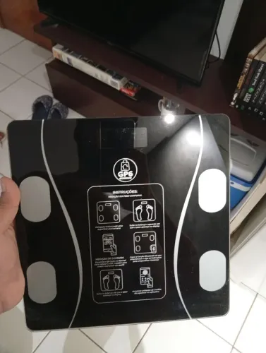 Balança digital com medição de gordura corporal