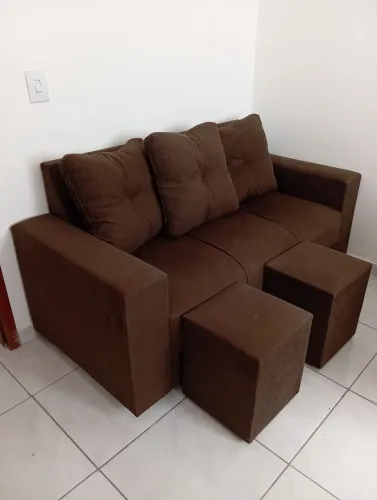 SOFÁ 3 LUGARES SEMINOVO