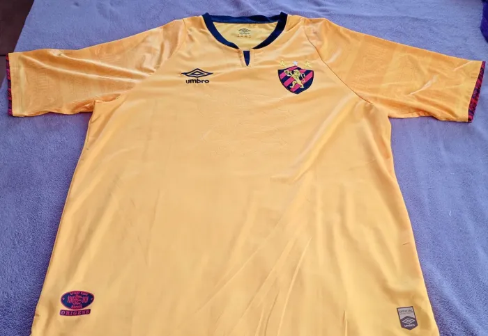 Camisa Sport Club do Recife 2024 Amarela Terceiro Padrão