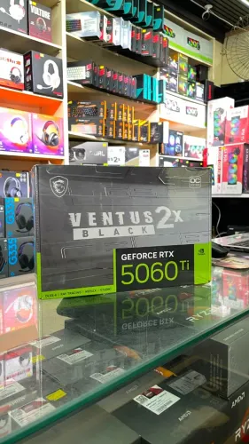 Placa de Vídeo MSI GeForce RTX 5060 Ti 16GB VENTUS OC BLACK PLUS 2X - Nova | KLS Informáti