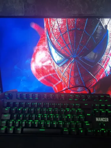 Vendo teclado mecanico switch vermelho mancer ghol