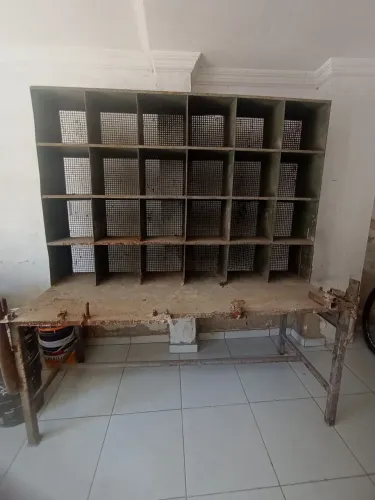 Gabarito e estante de armazenamento de peças de Ferro!!
