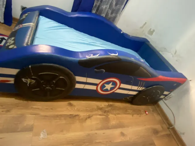Cama carros infantil colchoada