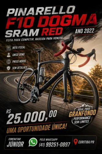 Bike Speed Tam 56 Pinarello Dogma F10 SRAM RED 2022