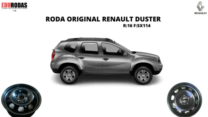 Roda Ferro + Pneu Duster Original Aro 16 