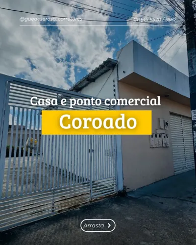 Casa com ponto comercial no coroado