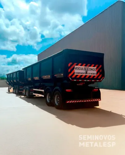 RODOTREM 2021/2022 70m³<br><br>LEVE P/GRAOS E<br><br>SIMILARES - METALESP<br><br>2+2+2 eixos