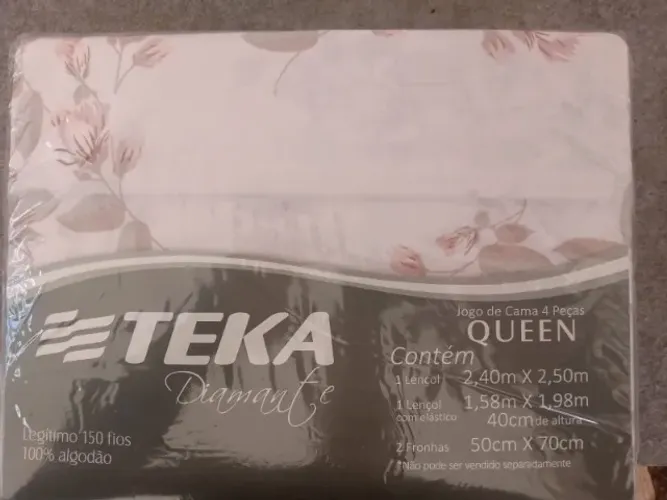 Jogo de Roupa de cama Liso 10% Algodão 150 fios 