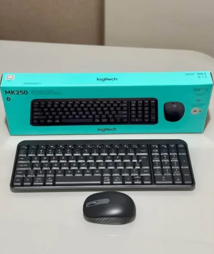 Teclado e Mouse MK250 Logitech [KIT NOVO NA CAIXA]