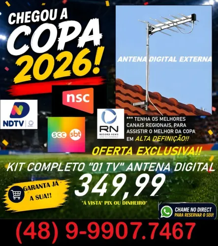 Antena Digital Externa profissional,  instalação especializada inclusa!!