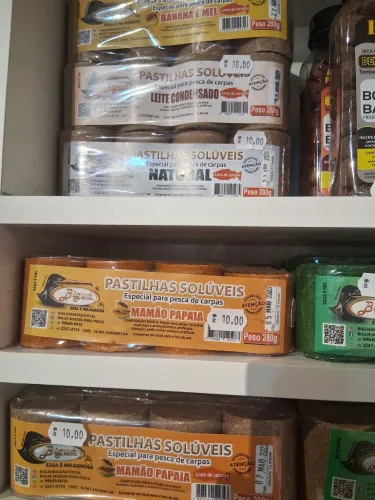 Pastilha para pesca de carpa biguá