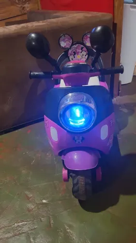 moto elétrica infantil da Minnie Disney