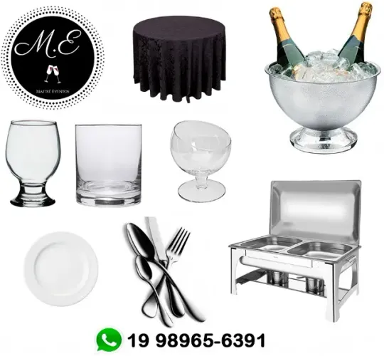 Locação de Utensílios para Festas