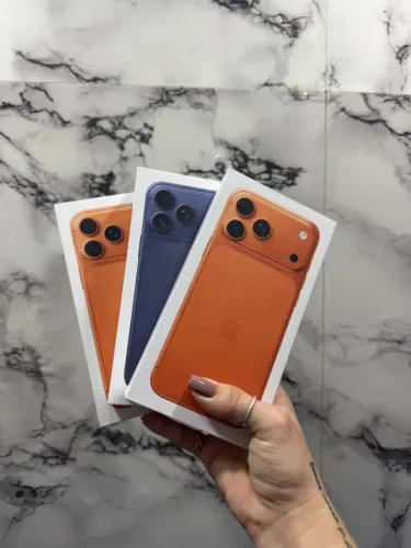 IPHONE 17 PRO MAX 256GB LARANJA R$ 7.350,00 NOVO LACRADO