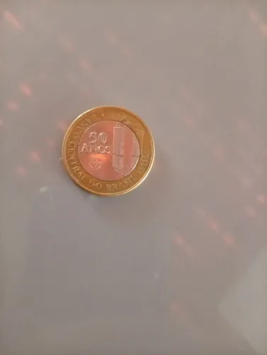 Moeda de r$ 1 investida