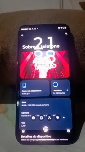 Vendo celular 2 meses de uso moto g67 com nota fiscal