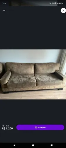 Sofa grande para a familia