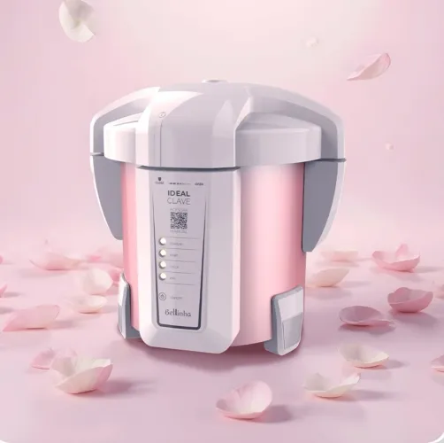 Autoclave Idealclave La Belle 8 Litros com Tecnologia DVM - Rose Gold - 127V