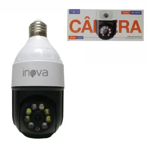 Lacrada Câmera Wifi com Antenas IP44 INOVA MD-12773