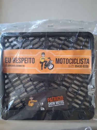 SUPORTE DE PLACA PARA MOTO ( POLIPROPILENO)