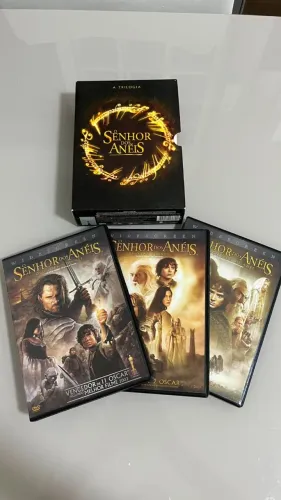 Box Trilogia O Senhor dos Anéis DVD Original Completa