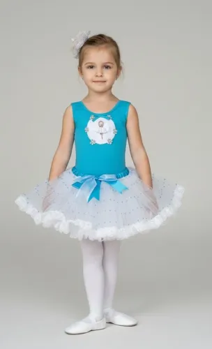 Bailarina fantasia azul 