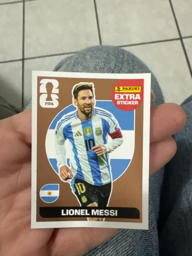 Figurinha legend Messi bronze copa 2026