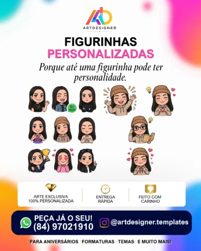 Figurinhas Personalizadas
