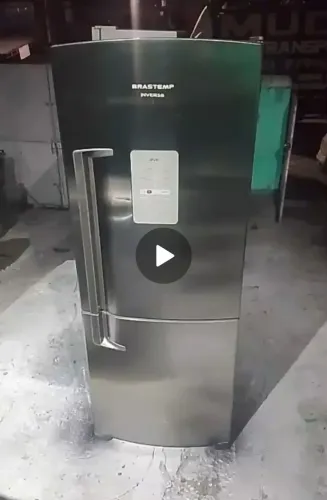 Geladeira Brastemp Inverse inox semi nova