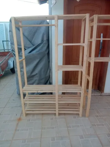 2 Prateleiras Pinus Multiuso 1,10x 1,70x 32 e 75x 1,70 x32