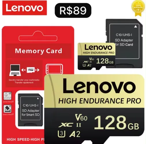 Cartão Memória Micro SD 128GB - Produto Novo