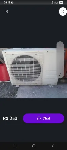 Ve condensadora de ar-condicionado split carrier 24 mil btu