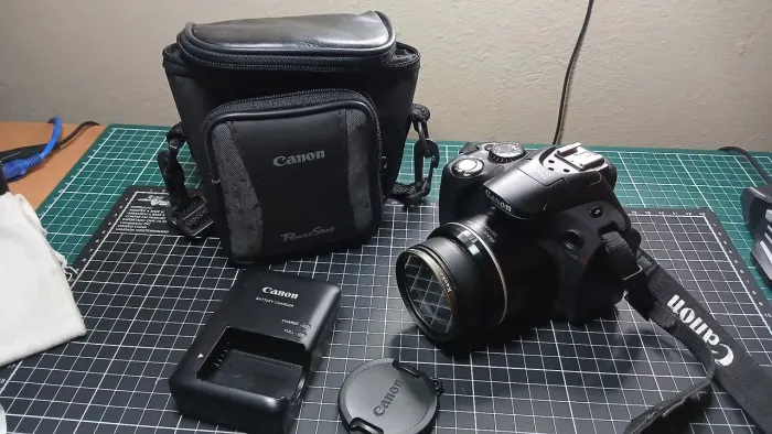 Câmera canon sx40 hs