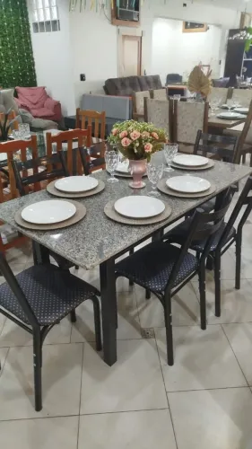 MESA COM 6 LUGARES NOVA 799,00
