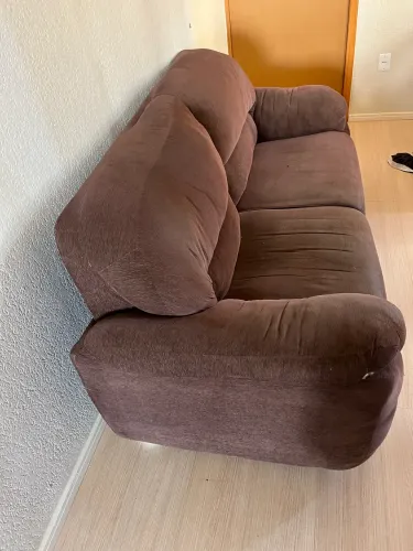 SOFÁ 2 LUGARES MARROM - SUPER CONFORTÁVEL 