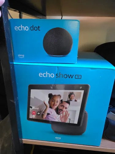 Echo Show 10 + Echo Dot 5ª Geração | Novos + Nota Fiscal.