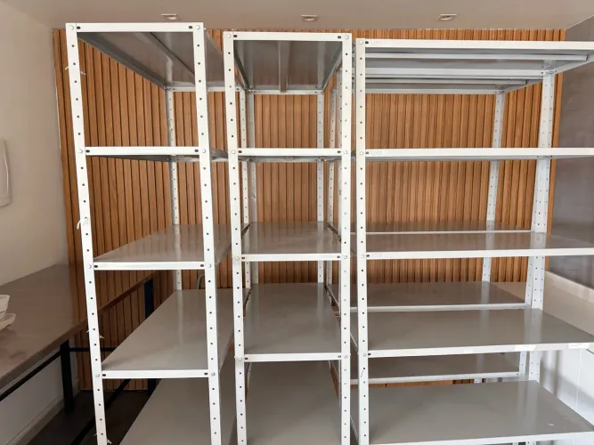 Prateleira Estante Aço Galvanizado 6 Bandejas 1,98x90x28cm