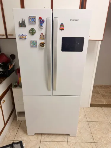 Geladeira Brastemp Frost Free 559 Litros French Door Branca - BRO85MB