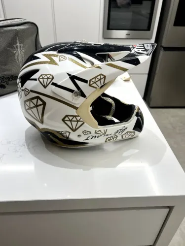 Capacete Iroh + 3 Óculos Motocross - Ótimo Estado