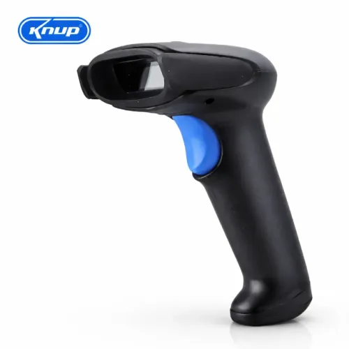 Leitor Código de Barras Sem Fio Knup KP-1018A Laser 1D USB POS Comercial pode retirar no l