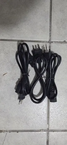 Cabos de força de computador e impressora 