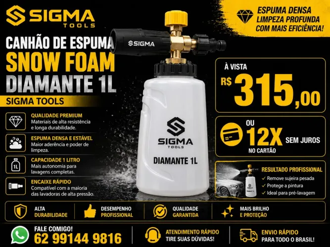 PROMOÇÃO CANHAO DE ESPUMA