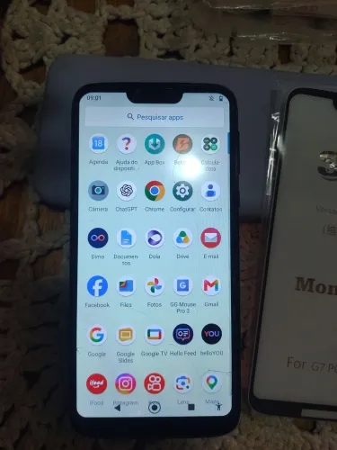 Motorola Moto G7 Power, 32 Gigas. Acompanha Película, Watts zap *12