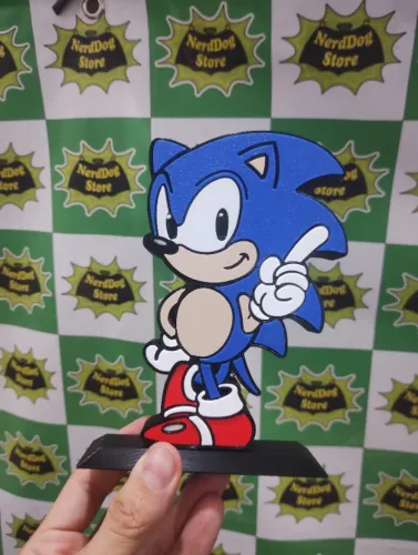 Totem Sonic The Hedgehog - NerdDog Store - Games Eggman Shadow Knuckles Tails Robotinik