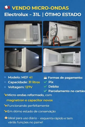 Micro-ondas Electrolux 31L