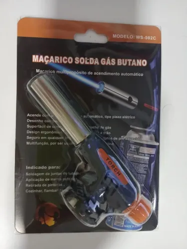 Maçarico Acendimento Automático Regulador De Chama WS-502C
