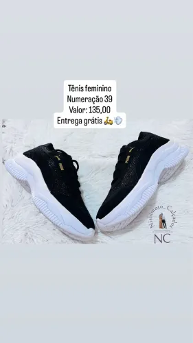Tênis casual feminino