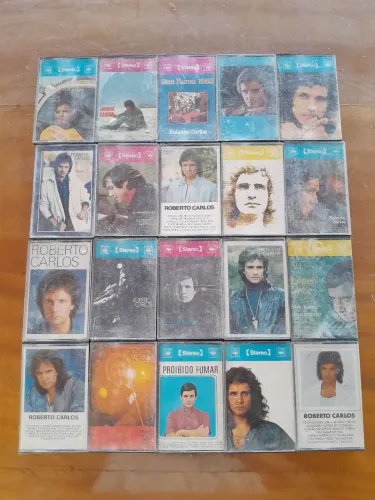 Coleção Roberto Carlos em fitas k7